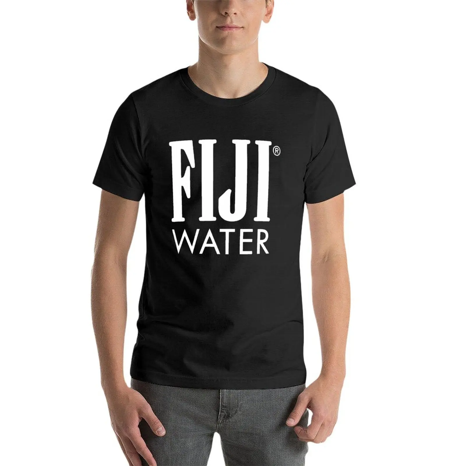 Fiji Water T-Shirt korean fashion oversized summer 2025 shirts graphic tee men