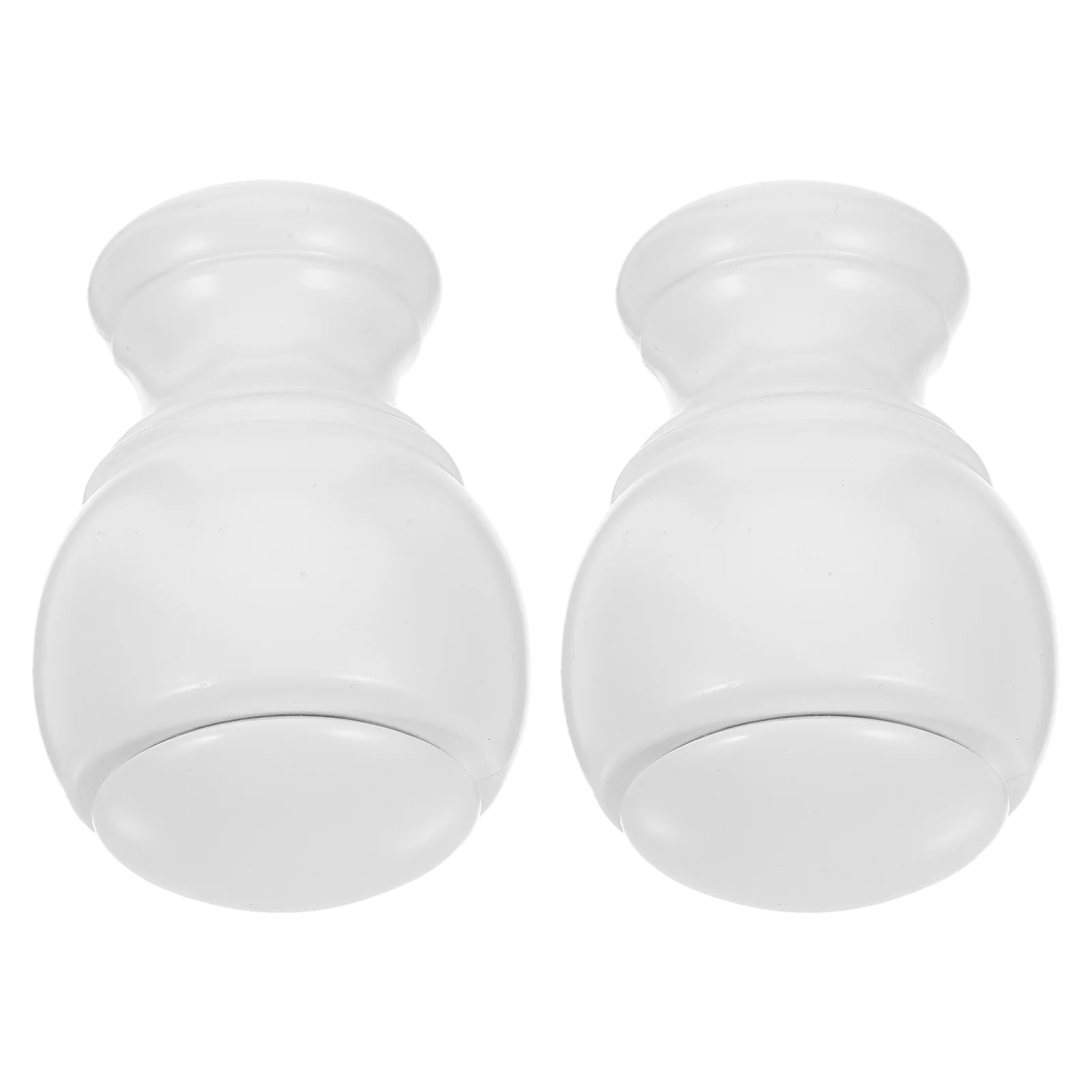 

2pcs Curtain Rod End Caps Unique Head Decor For Roman Pole Home Office Window Curtain Accessories Decor