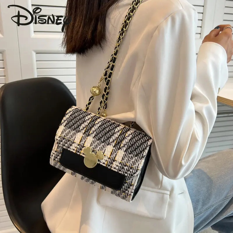 Nowa damska torba Crossbody Disney Mickey modna i zaawansowana damska torba na ramię świeżymi i wszechstronnymi dziewczęcymi torba mobilna