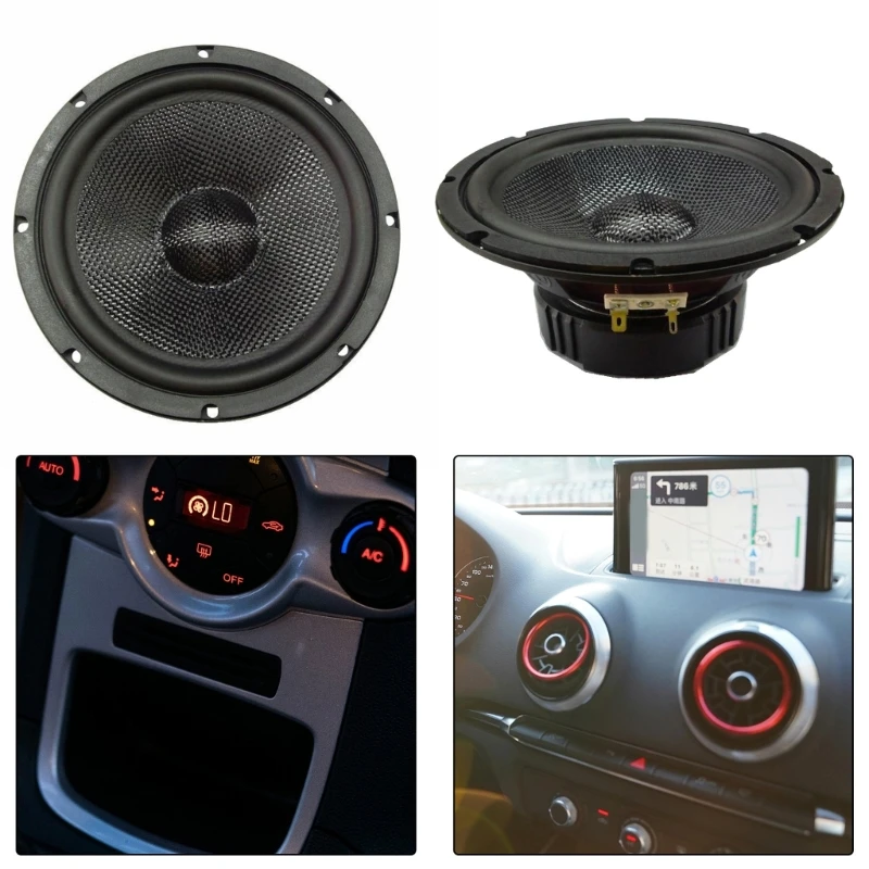 

6.5inch Midrange Bass Speakers Music Speakers Woofer Loudspeaker Home Theater Speakers for Car Home Entertainment Dropship