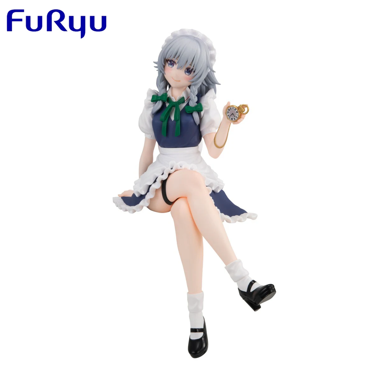 Original Furyu Noodle Stopper Touhou Project Izayoi Sakuya Cute Anime Figures Collectible Table Decoration Model Toys Gifts