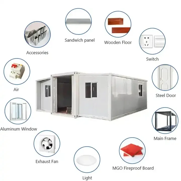 Cheap Price Prefabricated Seacan Houses 40ft 3bedrooms Modular Container House With Good Quality