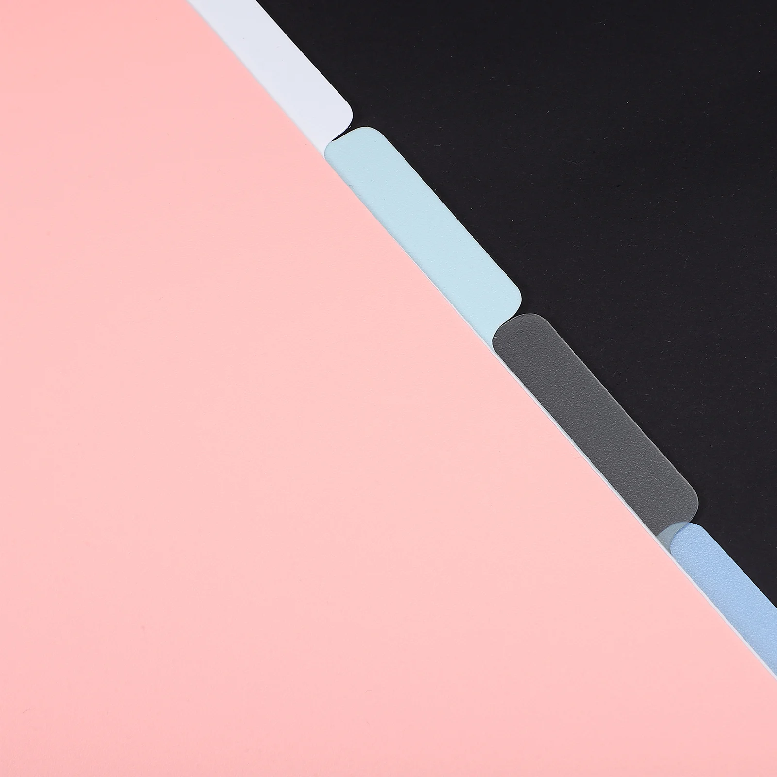 

5pcs Plastic Binder Dividers Classification Folder Index Page Divider Tabs For Notebooks Files Planners Notepad Page Markers