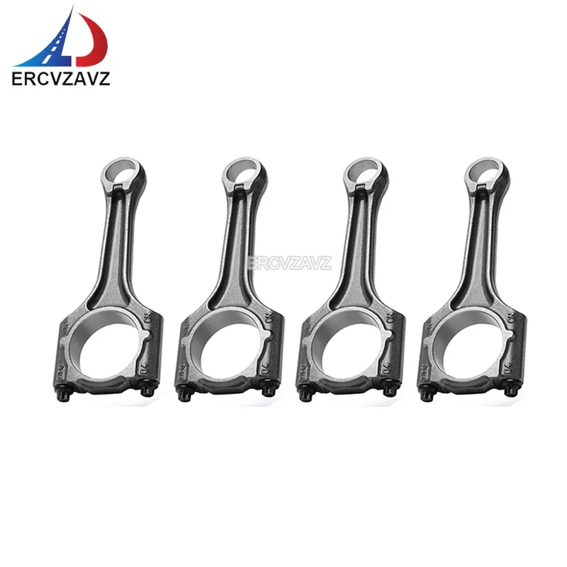 4 pcs 06H198401D New EA888 Connecting Rods Set Φ23mm 06H 198 401D For VW Scirocco CC AUDI A4 Q5 2.0T EA888 Gen2 Gen3