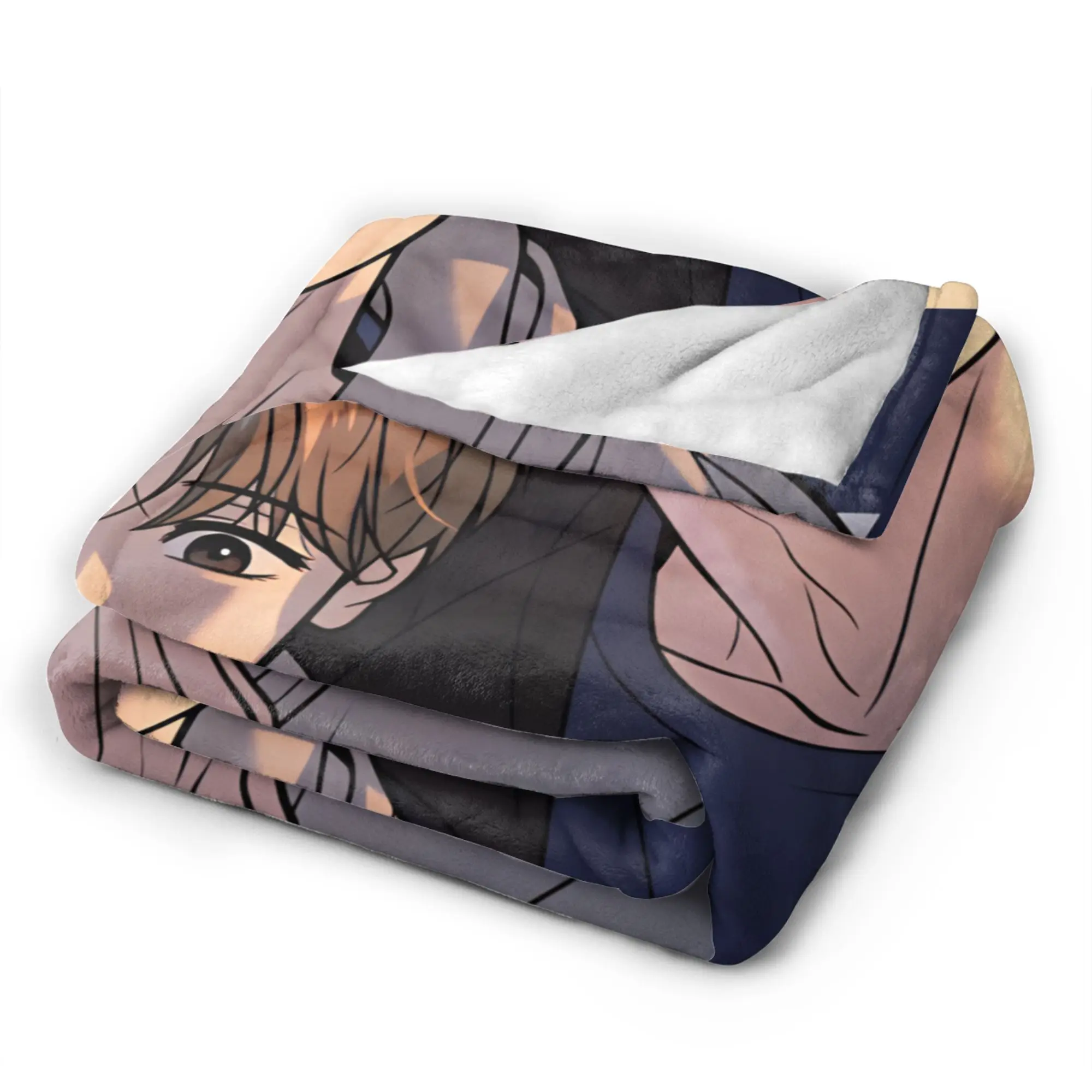 Bl Manhwa Jinx Joo Jaekyung   Warm Blankets  Girls Boys Plush Throw Blanket Novelty Home Decor Flannel Bedspread Sofa Bed Cover