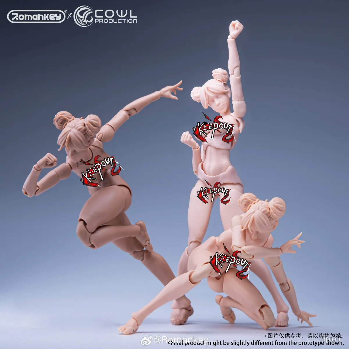 Romankey Original 1/12 Super móvil cuerpo masculino serie alto y voluminoso Fellow Anime modelo de figura de acción juguetes regalos para niños