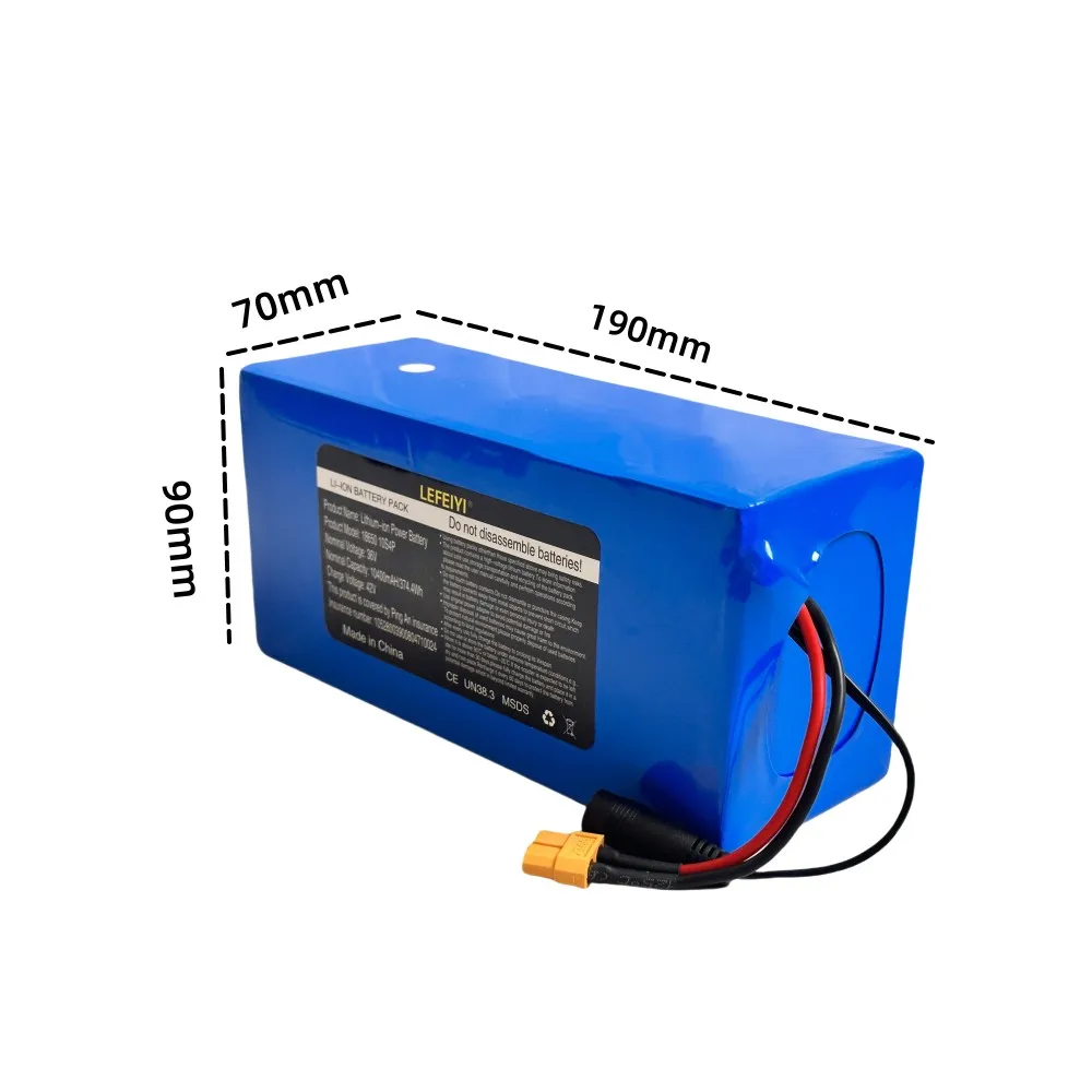 36V10S4P 10,4 Ah akumulator do skutera elektrycznego 36v10400Ah rower elektryczny akumulator litowy 18650 akumulator