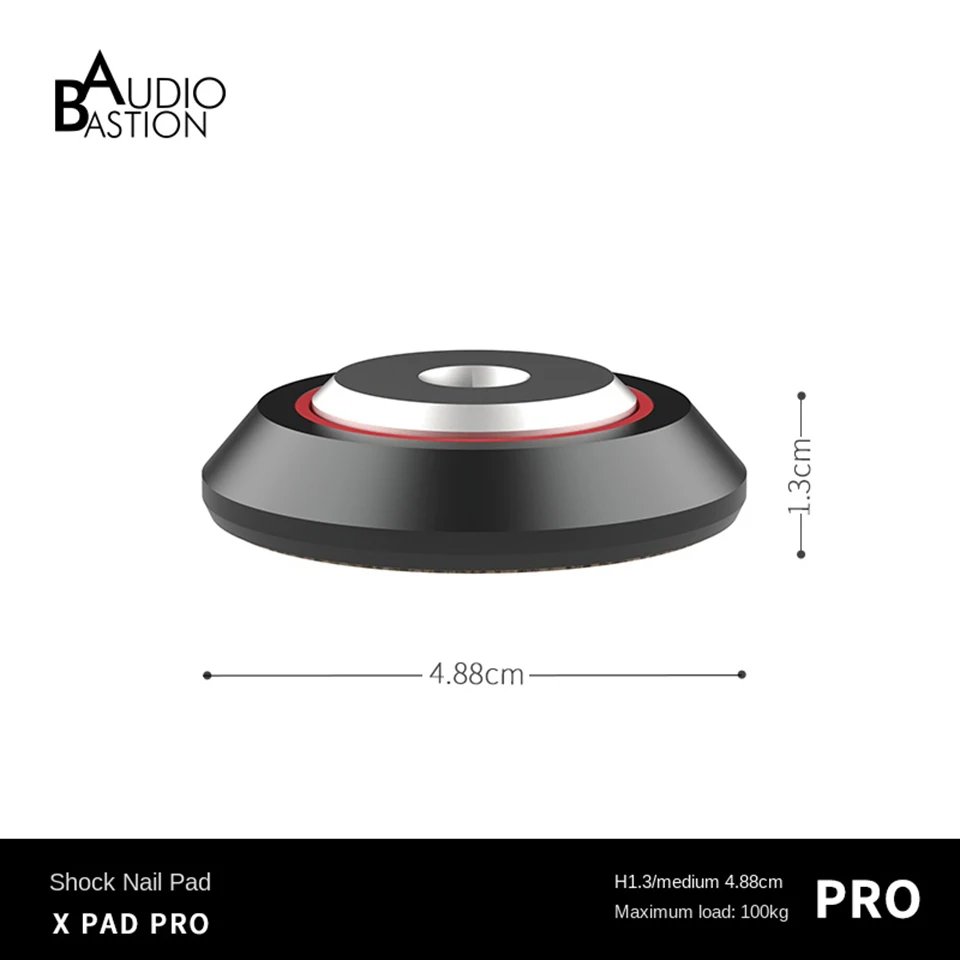 HIFI Audio Lautsprecher Verstärker Vorverstärker DAC CD-Player Keramik Schock Perle Fuß Füße Pad Spike Isolation Stehen X-PAD PRO – Detail 1