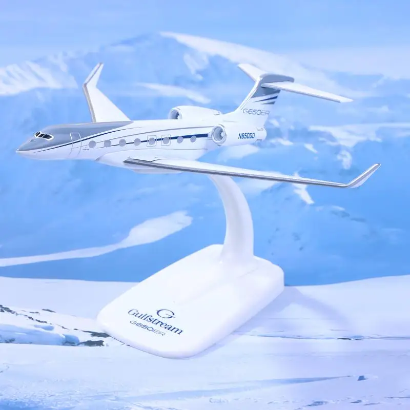 1 個ガルフストリーム G650ER 1/200 スケールダイキャストモデル飛行機飛行機モデルガルフストリーム G650 航空機飛行機モデル飛行機