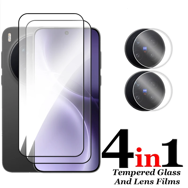 6in1 For Vivo X300 Pro Glass For Vivo X300 Tempered Glass 2.5D Full Cover Screen Protector For Vivo X300 Pro Lens Film - Image 2