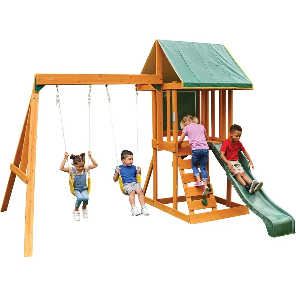 Balançoire en bois KidKraft Appleton - Exclusive sur Amazon