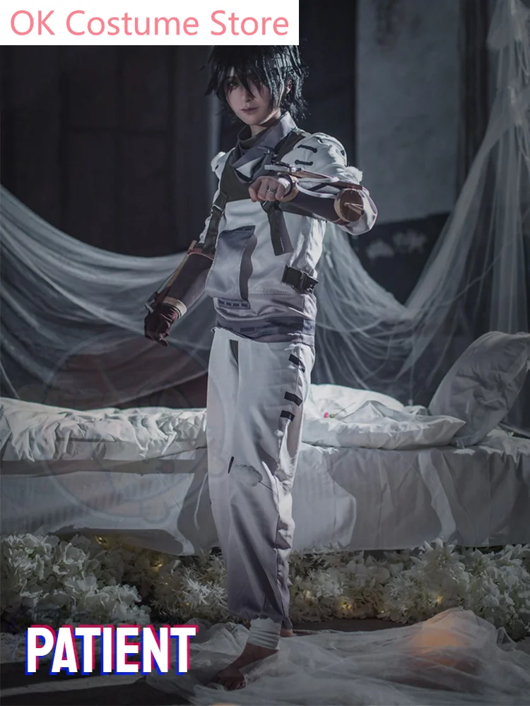 Game Identity V Patient Cosplay Costume Game Cos Identity V Cosplay Patient Emil Costume and Cosplay Wig