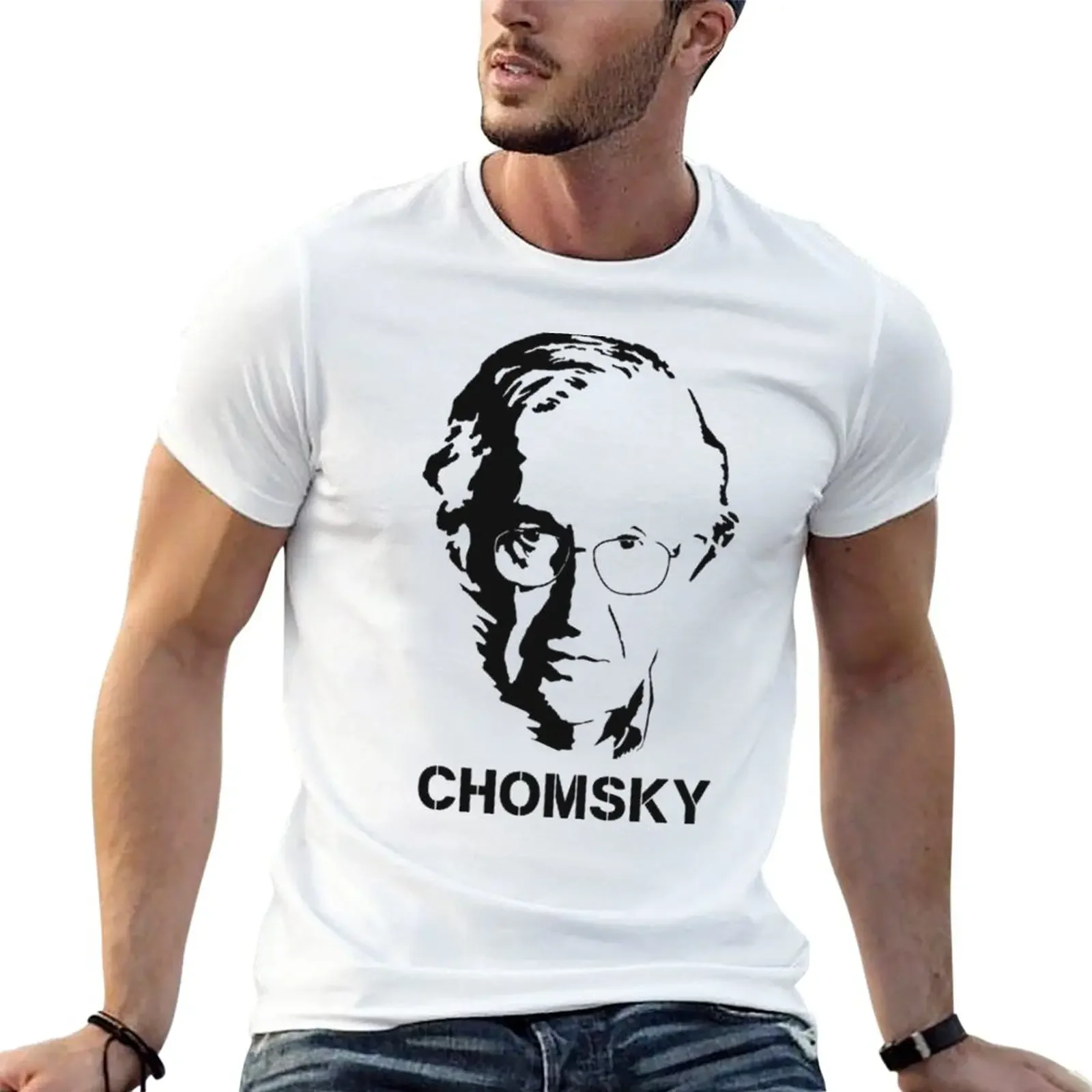 New Noam Chomsky T-Shirt boys white t shirts plus size tops black t shirts quick-drying t-shirt slim fit t shirts for men