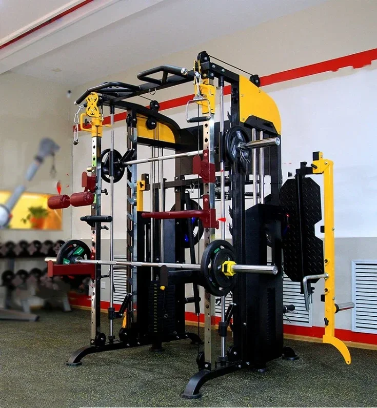 Powerful Body Building Multi Gym Equipment Functional Trainer  Multi Functional Smith Machine