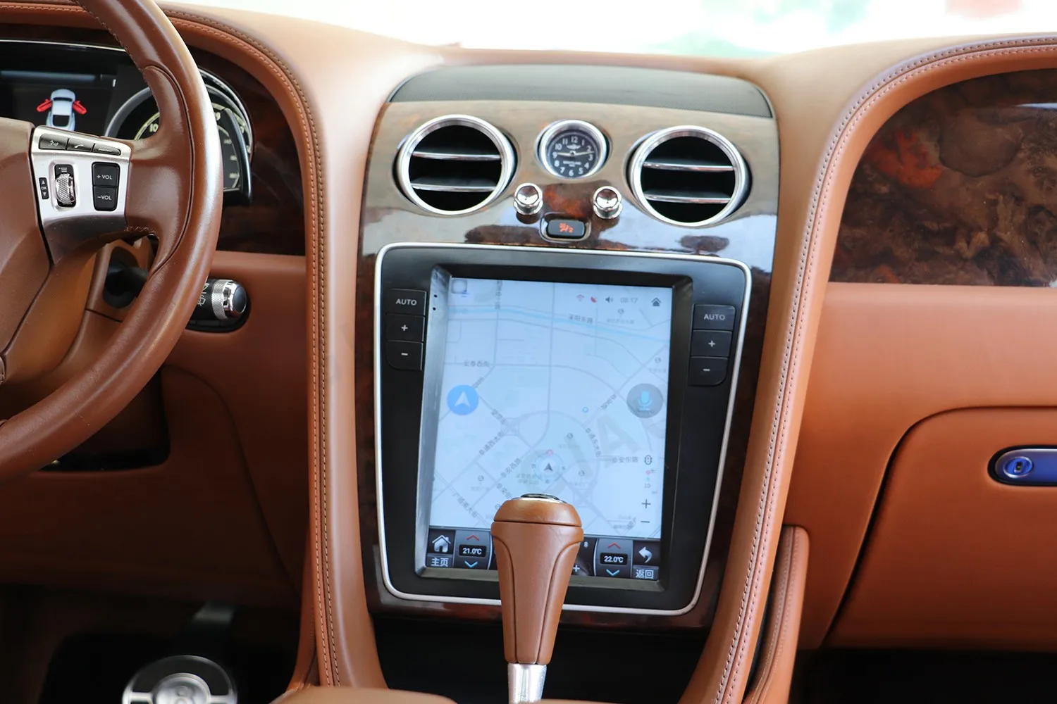ل بنتلي فلاينج سبير كونتيننتال 2012-2019 أندرويد 14 Carplay راديو السيارة مشغل وسائط متعددة نظام تحديد المواقع والملاحة رئيس وحدة ستيريو السيارة