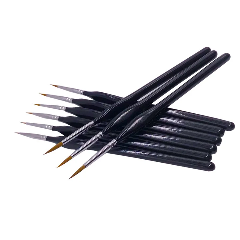 

Detail Paint Brushes Set 18Pcs Miniature Brushes,Suitable For Acrylic Painting, Oil, Watercolor, Paint By Numbers