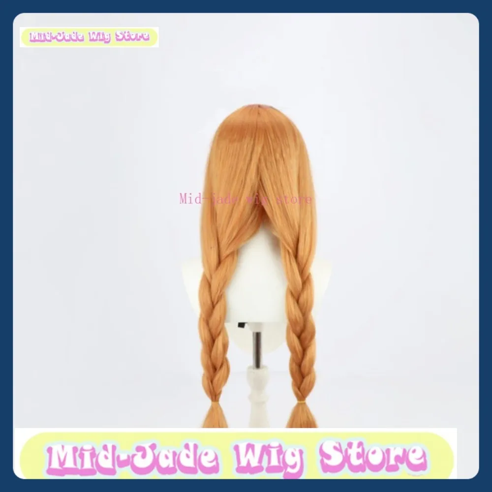 منتصف اليشم شعر مستعار مخزن PUBG موبايل الأرنب فتاة شعر مستعار تأثيري أنيمي لعبة لعب الأدوار الشعر الاصطناعية هالوين ملابس تنكرية للحفلات الدعائم