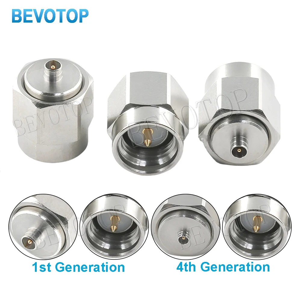 1PCS RF Coaxial Test Head SMA Male to U.fl IPX-1/MHF-4 Generation Male Plug Stainless Steel Adapter SMA/u.FL-JJ