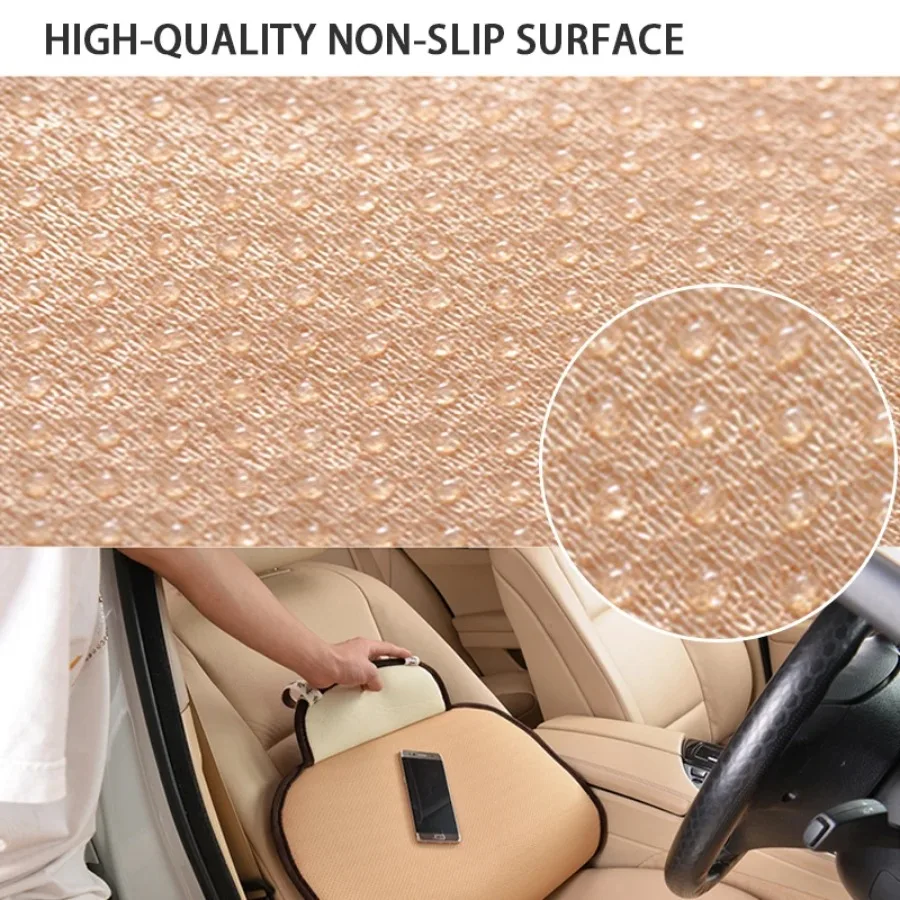 Soft Car Seat Cover Skin-Friendly Plush Automotive Seat Cushion Anti Slip Auto Seat Protector Universal for Sedan Suv