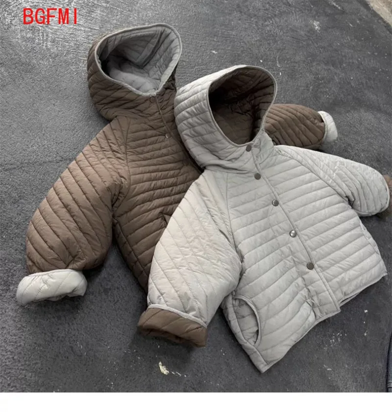 

Пальто для больших мальчиков, осень-зима 2022, корейское модное термобелье, повседневное крутое двустороннее толстое теплое лоскутное пальто с капюшоном и длинными рукавами