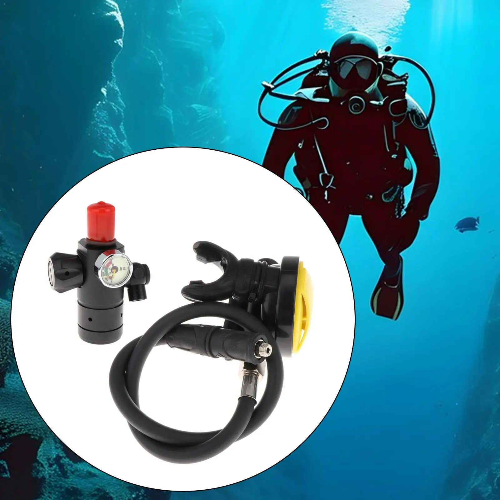 

Scuba Diving Equipment Set 60cm Hose Diving Equipment Diving Cylinder Valve