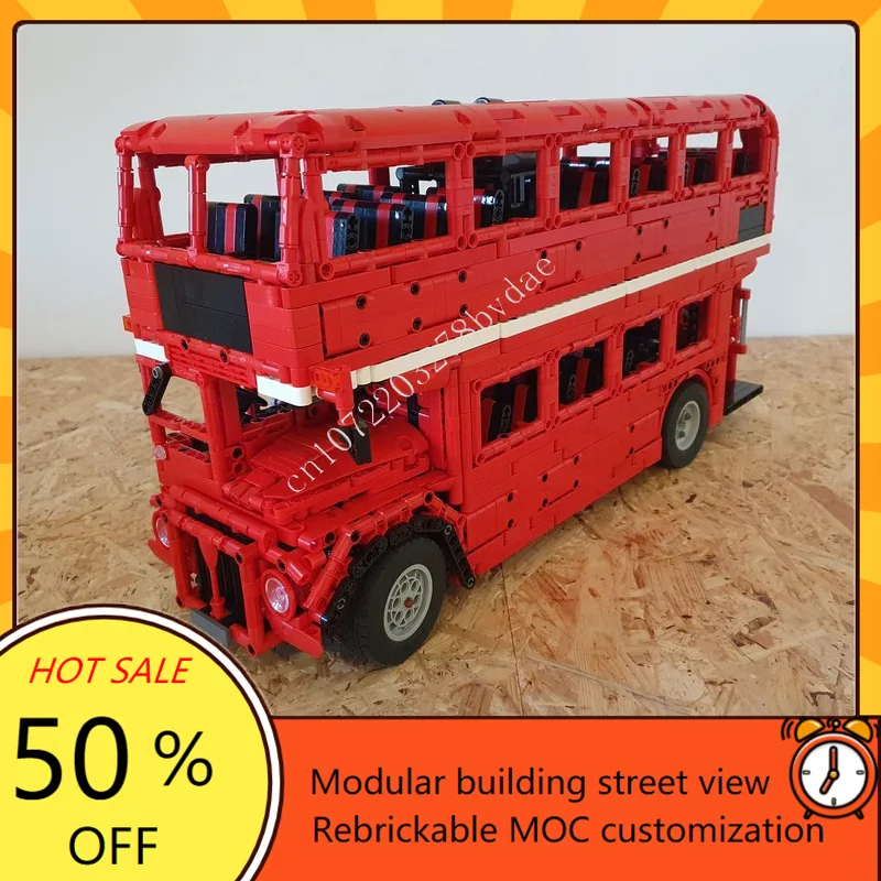 

4696PCS MOC City Transportation AEC Routemaster fully remote controlled Model Custom Puzzle DIY Child Creative Puzzle Toy Gift