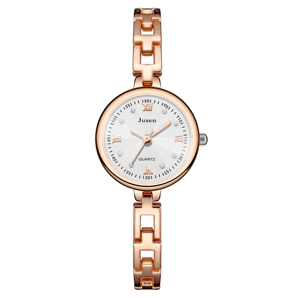 fashion rhinestone small dial quartz bracelet women watch