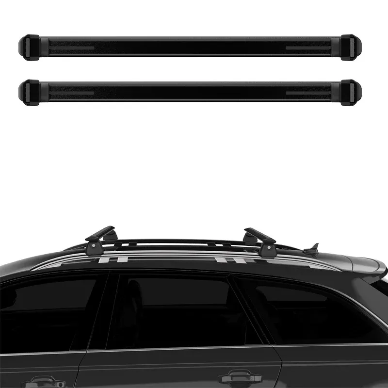 

Roahtrip Upgraded Black Roof Rack Cargo Crossbars | Heavy-Duty Top Rails For SUVs & MPVs