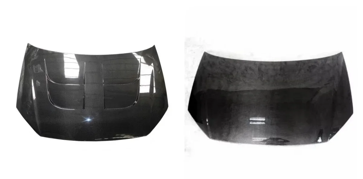 

Body Kit Transparent Carbon Fiber Engine Cover Hood for Volkswagen vw POLO modified Light Weight Bonnet Car Accessories