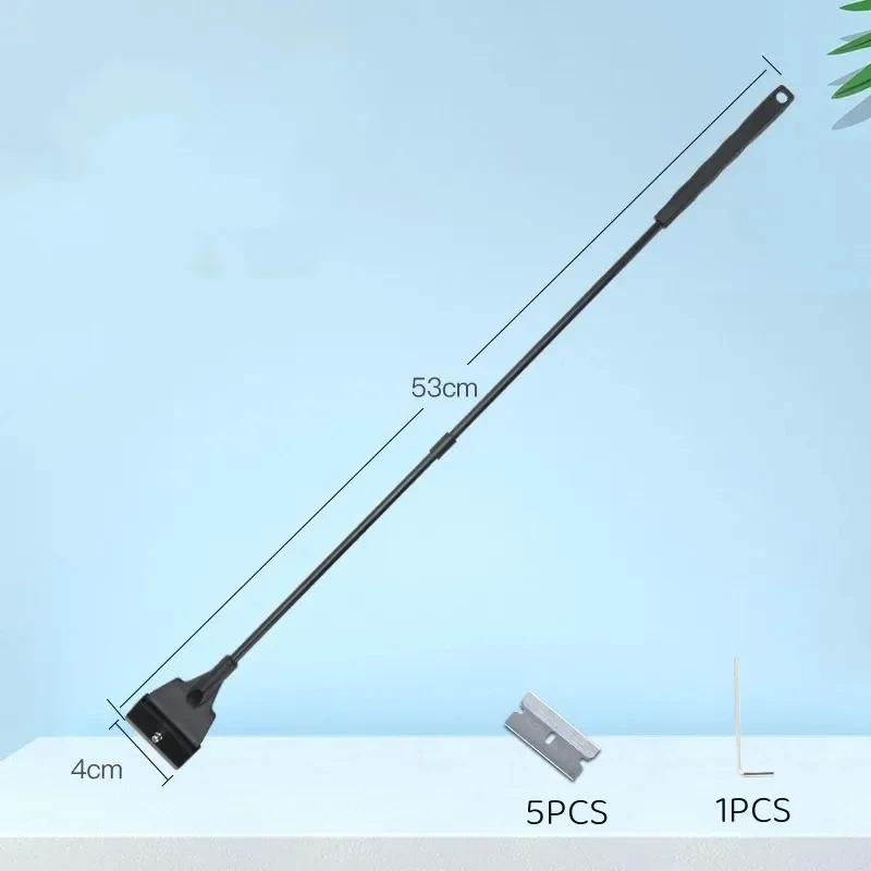 Reinigingsgereedschap voor aquariums, verwijdering van platte zandalgen, glazen algenschraper voor tweeërlei gebruik, huishoudelijk schoonmaakgereedschap, aquariumaccessoires