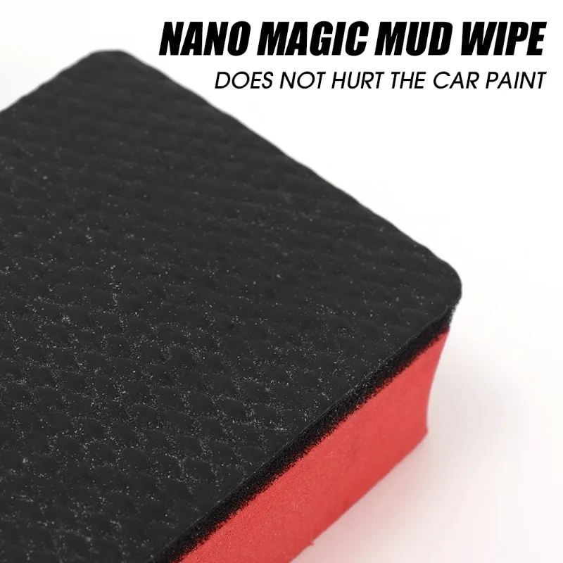 Car Wash Mud Auto Body Beauty Tools Magic Clay Bar Sponge Block Pad Remove Dusty Polisher Wax Car Tyre Care Wash Cleaning Wipe