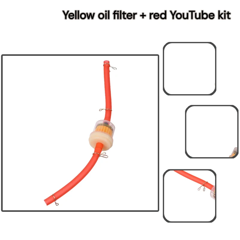 

Scooter Motorcycle Moped Scooter Dirt Bike Universal 6mm ATV Go Kart Fuel Filter Motocross Gasoline Gas Fuel Gasoline Oil Filter