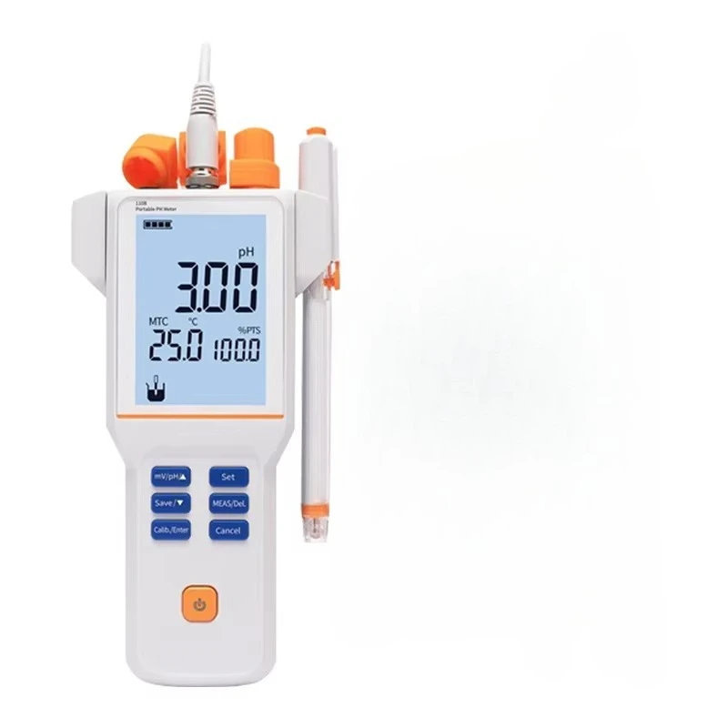 PH110B 0.1 مقياس درجة الحموضة LCD في الواقع لجودة المياه #1