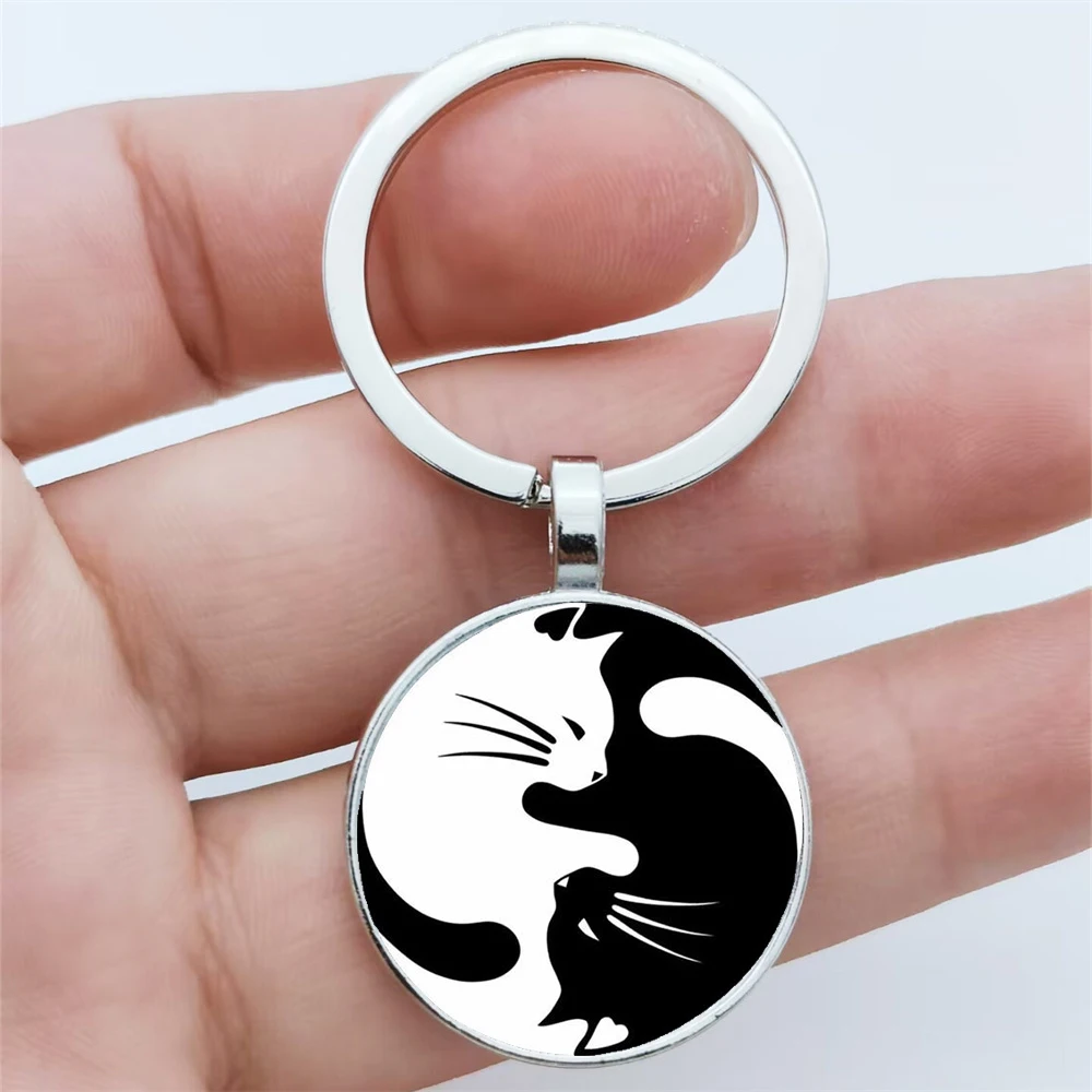 Брелок-с-кошачьими-когтями-Инь-Ян-черно-белый-подарок-для-любителей-домашних-животных-для-мужчин-и-женщин-модные-аксессуары-на-день-рождения-подвеска-идеальный-подарок