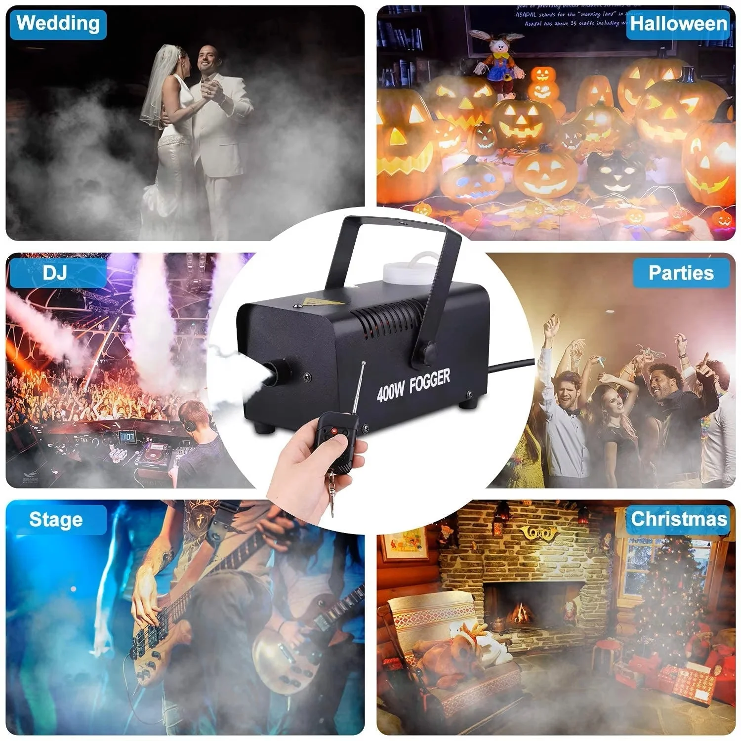 

400W 900W Remote Control Smoke Machine Dj Stage Fog Machine Small Air Column Smoke Machine