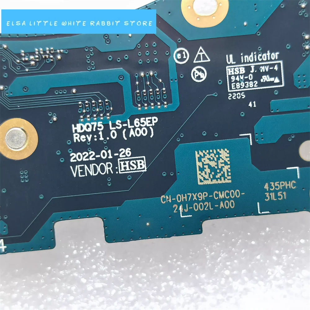 Per scheda USB Dell M17 R5 LS-L65EP muslim0 YMWFX