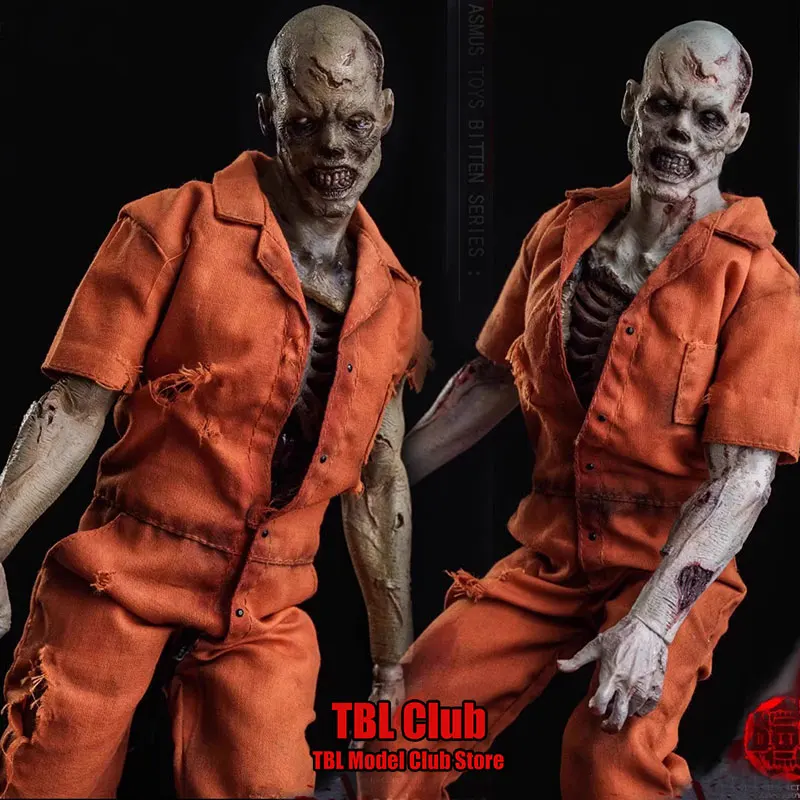 

In Stock Asmus BIT003 1/6 Scale Male Soldier Zombie Prisoners Torn Prisoner Uniform Full Set 12inch Action Figure Doll