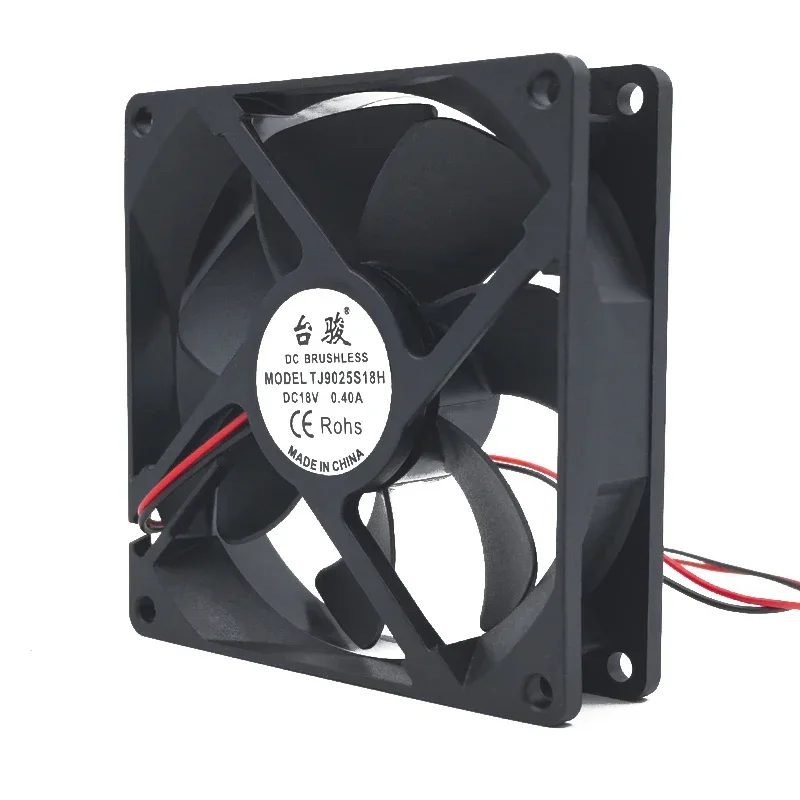 90*90*25MM Taijun TJ9025S18H 18V 0.40A 9CM 9025 volts DC row car refrigerator cooling fan