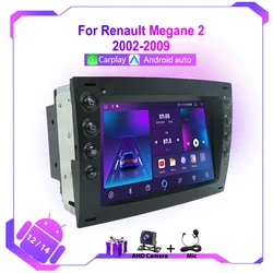 Wireless Apple CarPlay Android Auto Car Radio for Renault Megane 2 2002-2009 GPS Navigation Intelligent System Smart Autoradio