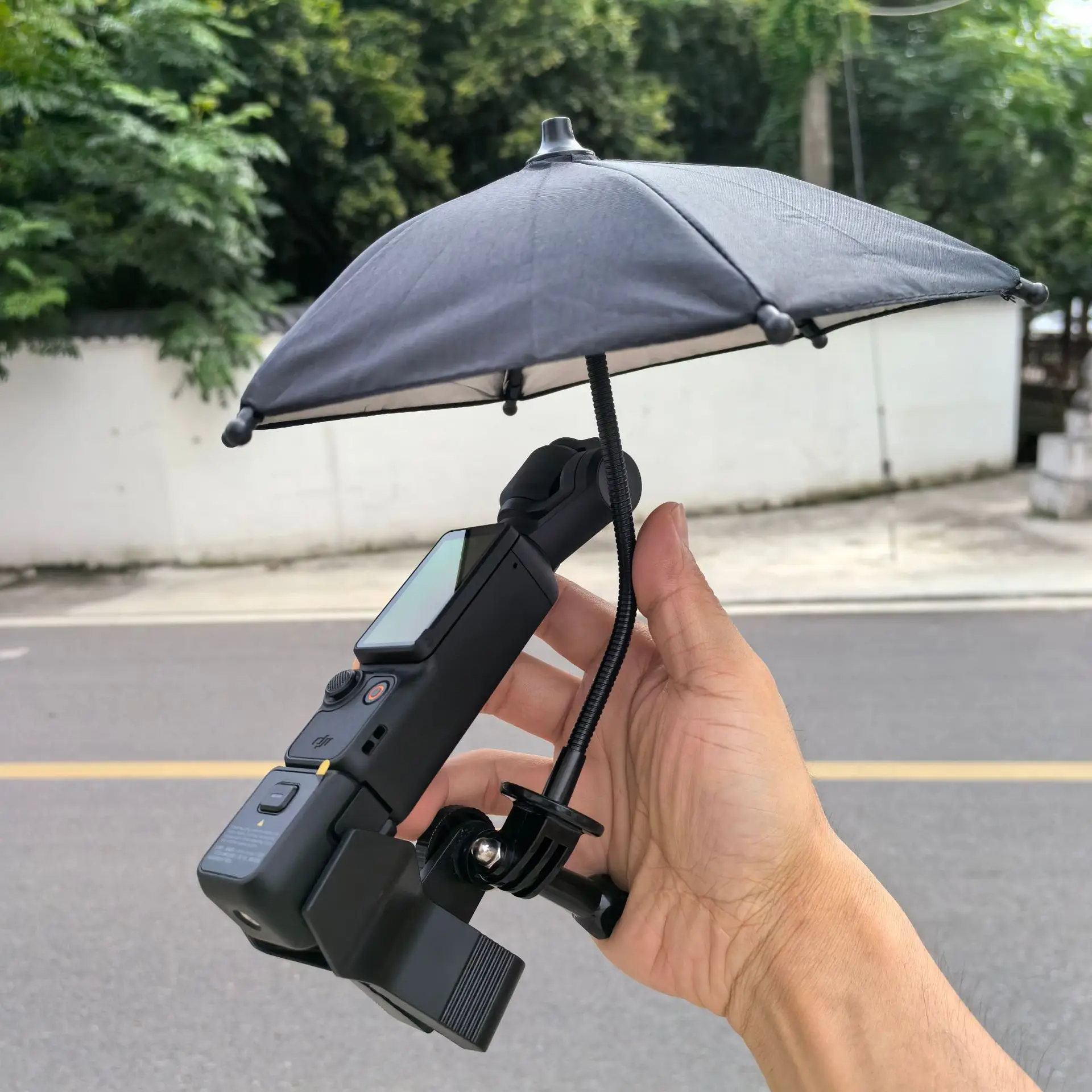 Universal  Clip Small Umbrella Sport Camera Sunshade Waterproof Rainproof Durable Home Essential Equipment Protection