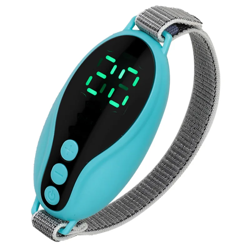 Intelligent Sleep Aid Wristband Compact Design for Home and Travel Use to Improve Sleep Quality Naturally