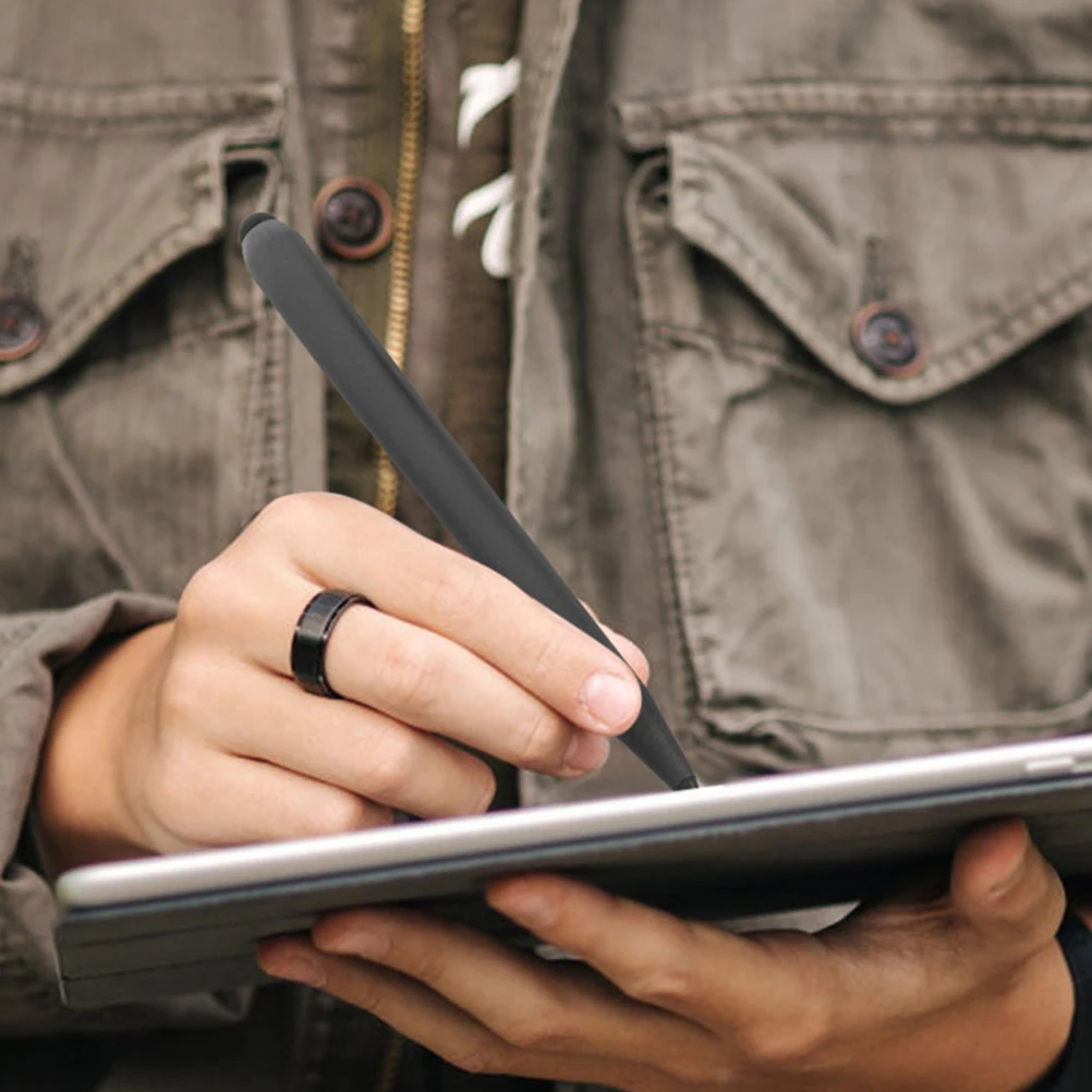 

2Pcs Portable Capacitive Pen Stylus Dual Tip ABS Material for Screen Writing Whiteboard Precision Touch Pen Screen Touch Pens