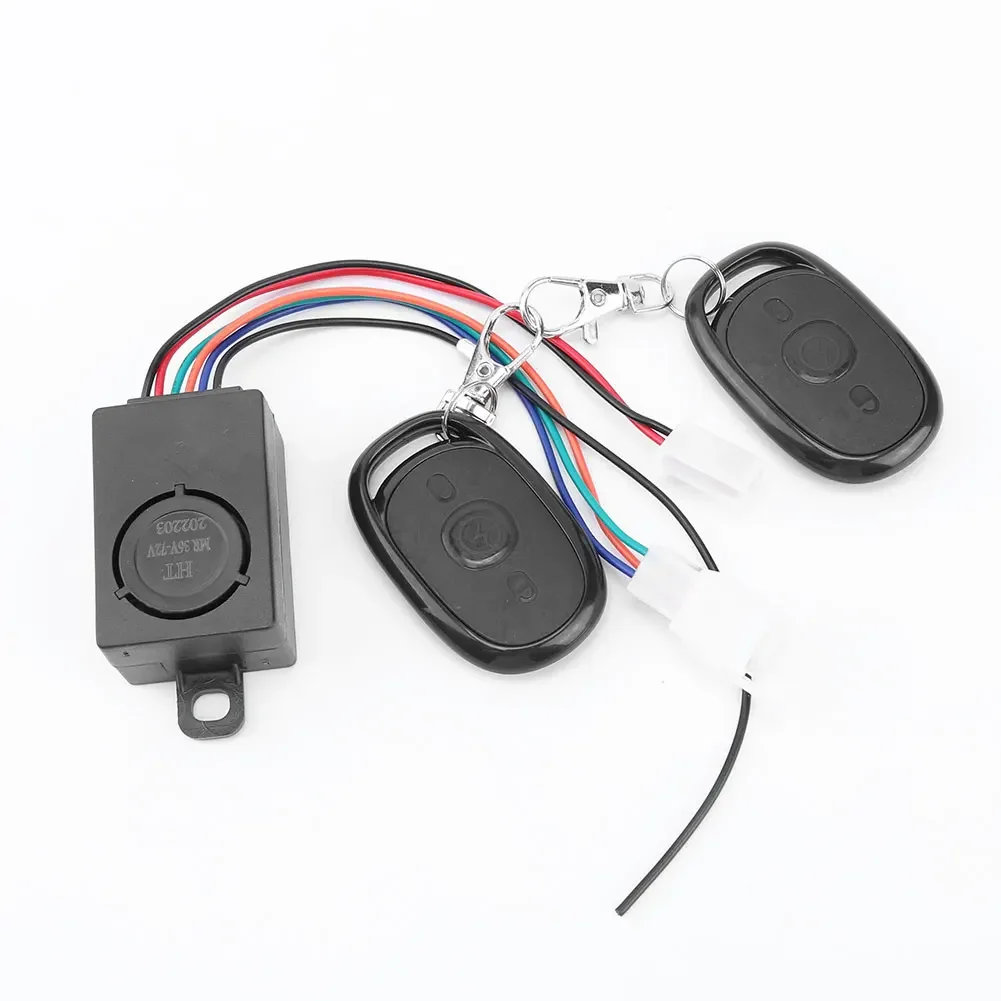 

36-72V RC Electric Scooter Alarm Security System Waterproof Dustproof 110dB Moped Remote Control Anti-Theft Anti Lost Alarm