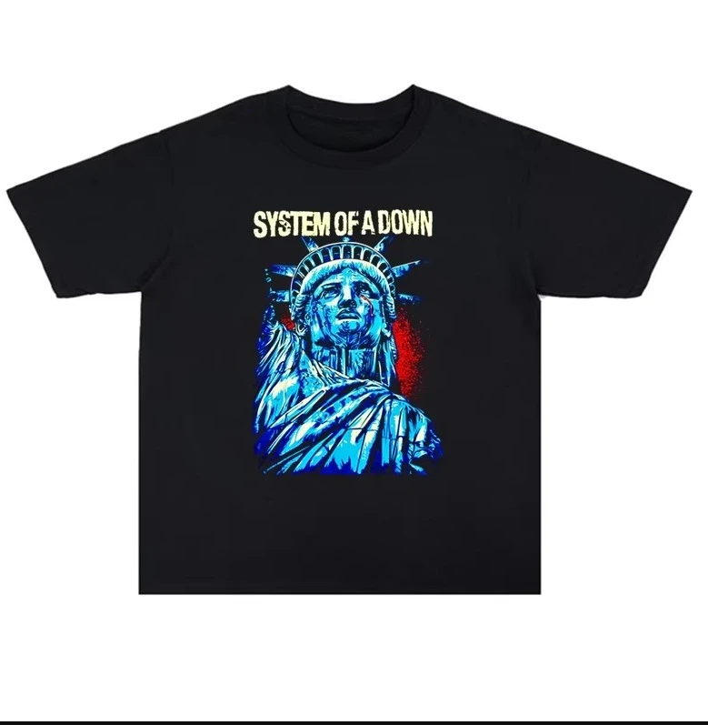 

System of A Down Band T-shirt High Quality Soft Tee-shirt Women Cartoon Graphic Tshirt Rock Music Streetwear Tees