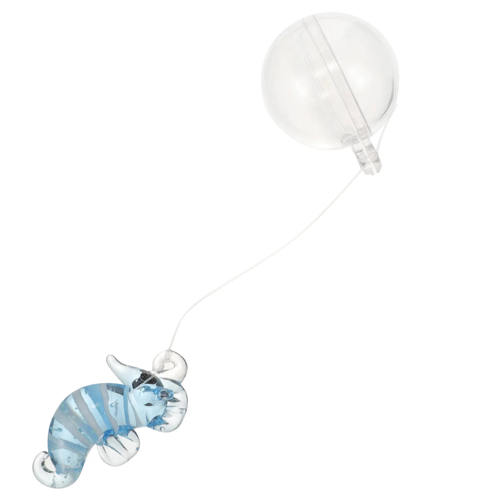 

Glass Fake Fish Floating Sea Horse Aquarium Ornament Glowing Effect Ocean Theme Fish Tank Decorative Pendant Aquarium Ornament