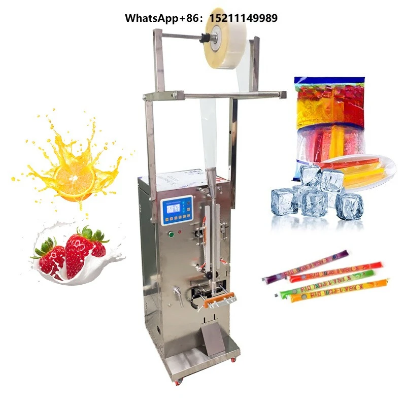 Automatische Eis am Stiel Herstellungsmaschine Fruchtsaft Flüssigkeitsabfüll- und Versiegelungs-Verpackungsmaschine
