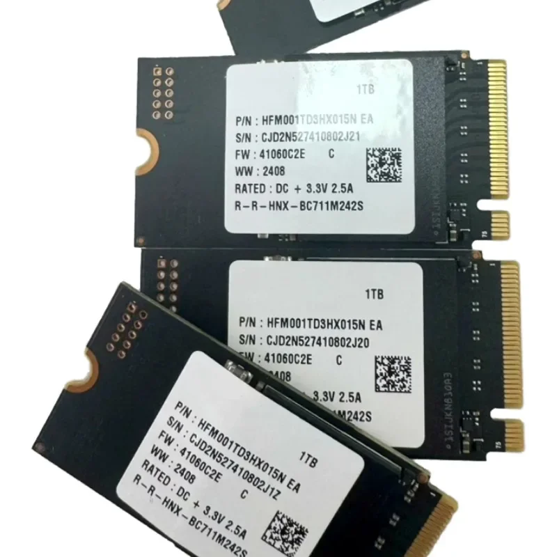 

New BC711 1TB M.2 NVMe 2242 SSD PCIe 4.0x4 for Surface Laptop 3, Steam Deck, Gaming, High Speed, Compact Design, Storage Upgrade
