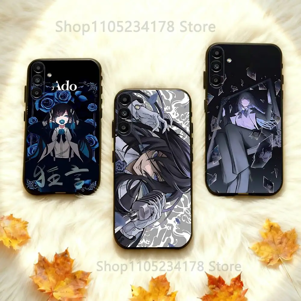 

Ado Kyogen X Uta Album Phone Case Silicone Soft For Samsung Galaxy A73,31,32,72,41,53,52,71,22,5G,Note,J7,8,9