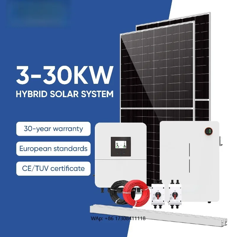 solar battery storage system 10Kw 20Kw 30Kw hybrid solar system