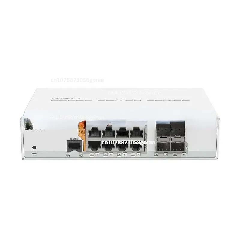 CRS112-8P-4S-IN Full Gigabit Eight Electrical Ports Four Optical Ports Gigabit Switch Desktop Version 90% New